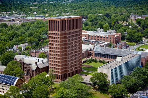 Aerial Photography Of Yale University Kline Biology Tower In New Haven Ct New Haven Yale Philip