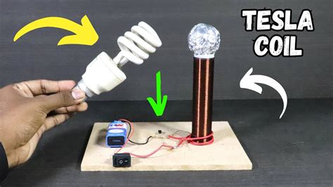 How To Make A Tesla Coil At Home Diy Wireless Power Transfer School
