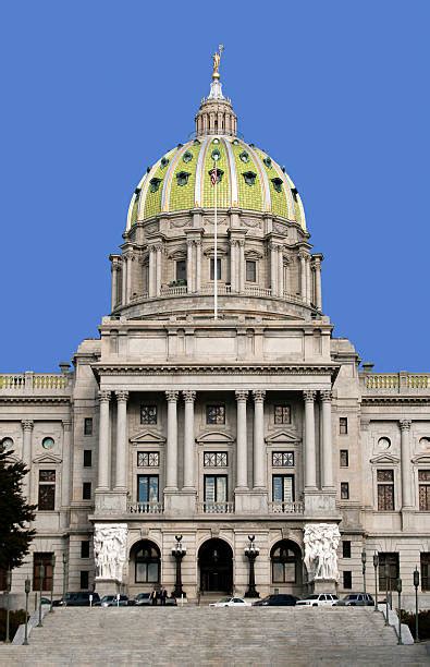 Pennsylvania State Capitol Building Dome Stock Photos Pictures