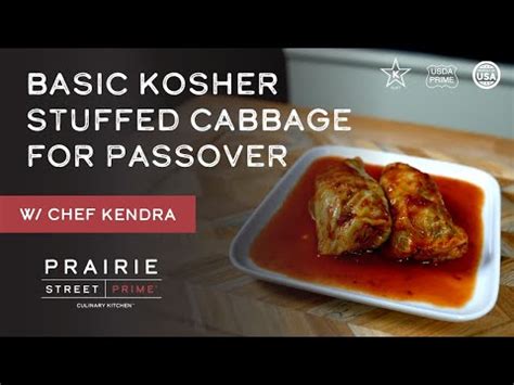 Basic Kosher Stuffed Cabbage For Passover Youtube
