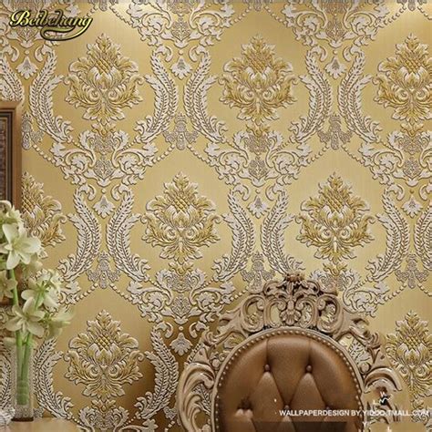 Beibehang Luxo Clássico Papel De Parede Do Damasco Home Decor Parede Do