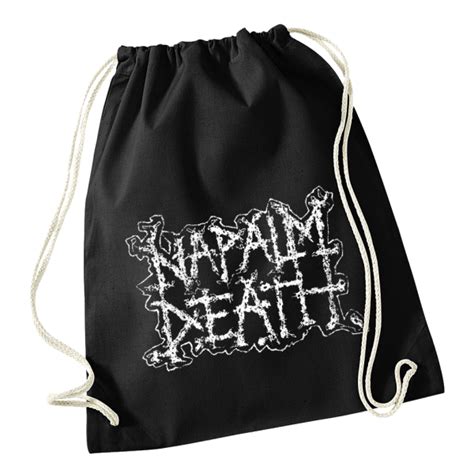 Bag Napalm Death Black Accessories Napalm Death Merchandising