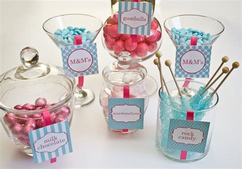 Candy Buffet Label Templates Pensandpieces