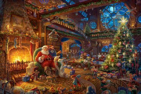 Santas Workshop Thomas Kinkade Studios