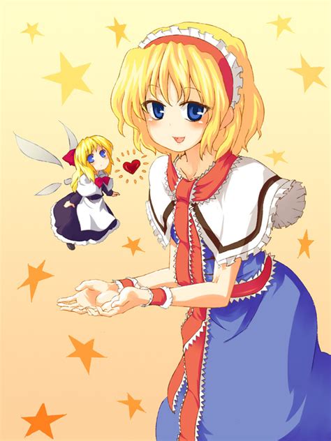 Alice Margatroid And Shanghai Doll Touhou Drawn By Riwonjunpei0122