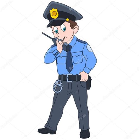 Oficial De Policía De Dibujos Animados 2024