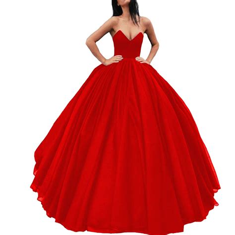 Bellis Sweetheart Satin Prom Dresses Long Puffy Princess Quinceanera Prom Ball Gown For