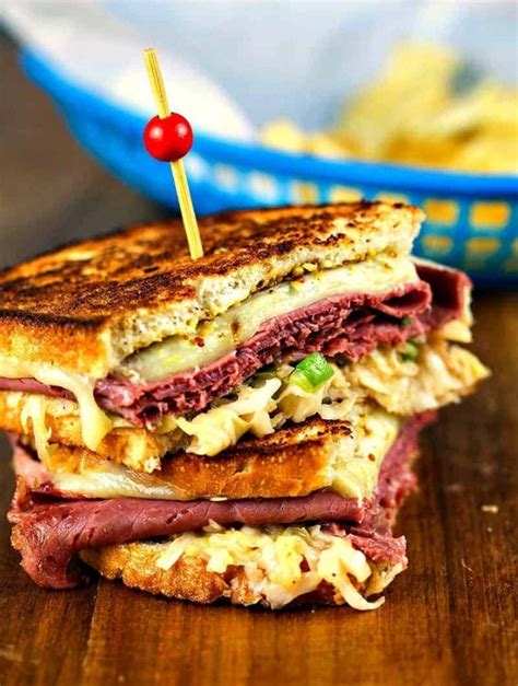 Super Coleslaw Reuben Sandwiches Life Love And Good Food