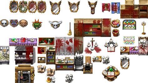 Pedido Rpg Maker Mv Tilesets Y Sprites Para Juego De Terror