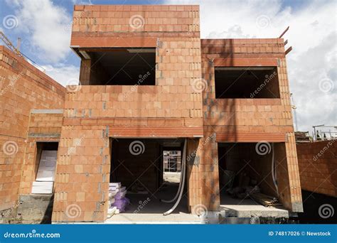 House Under Construction Stock Photo Image Of Residential 74817026