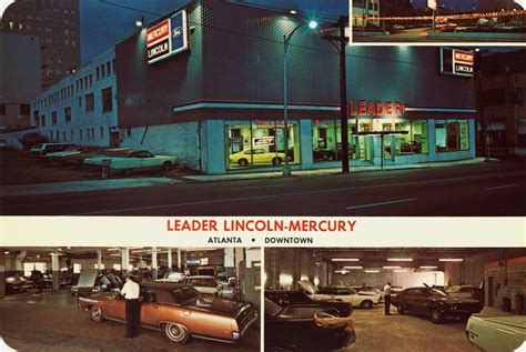 1970 Leader Lincoln Mercury Dealership Atlanta Georgia Lincoln