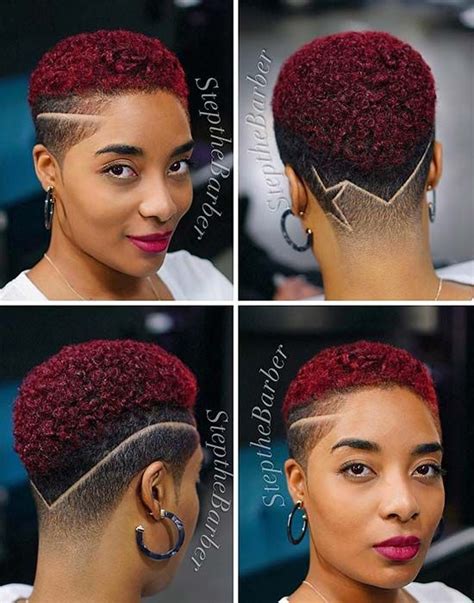 If your hair has a hard time holding a curl all day, try using a bit of natural hairspray to get a better hold throughout the day. Short Natural Red Hair Idea | Hair in 2019 | Natural hair ...