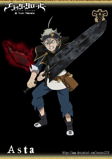 Black Clover Asta Swords Bmp Alley