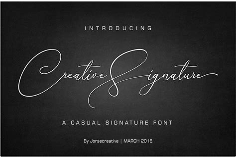 Cursive Signature Font Generator
