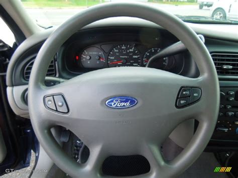 2001 Ford Taurus Se Wagon Medium Graphite Steering Wheel Photo