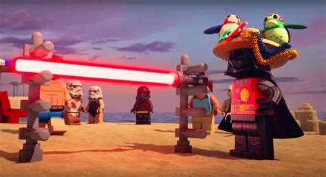 Vader Goes To The Beach In Lego Star Wars Summer Vacation Trailer
