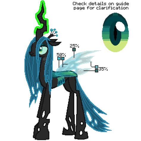 Queen Chrysalis Friendship Is Magic Color Guide Mlp Vector Club