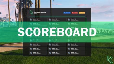 Fivem Scoreboard Script Qbcore Shop