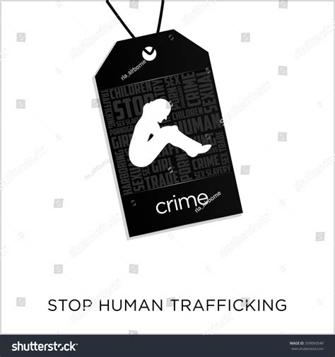 Human Trafficking Vector Template Stock Vector Royalty Free 359093549 Shutterstock