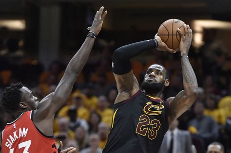 Watch Lebron James Hit Insane Circus Shot While Falling Out Of Bounds