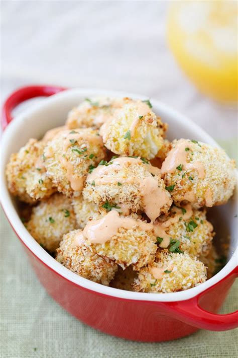 Baked buffalo cauliflower bites are a fun and easy appetizer or snack made with just a few simple ingredients. Parmesan Baked Cauliflower - Rasa Malaysia