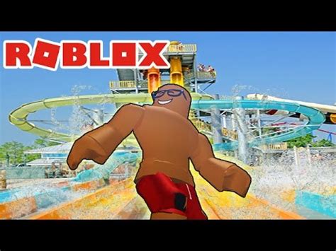 HAVING FUN AT THE WATERPARK IN ROBLOX YouTube