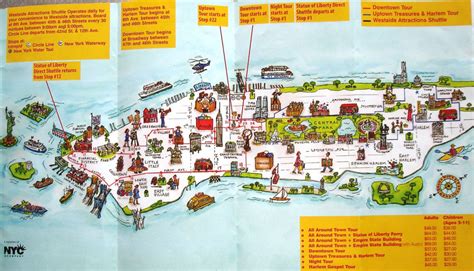 Printable Map Of New York City With Attractions Printable Maps