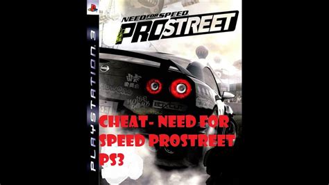 Cheat Need For Speed Prostreet Ps3 Youtube