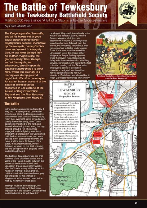 The Battle — Tewkesbury Battlefield Society