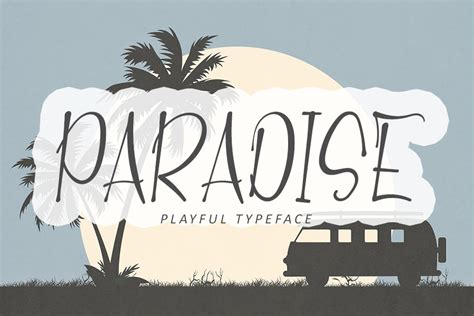 Paradise Font By Inermedia Studio · Creative Fabrica