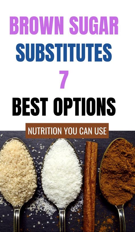 Brown Sugar Substitutes What Are Your Choices Sugar Substitutes