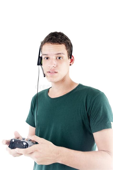 Gamer Stock Image Image Of Remote Adult Portraiture 53885329