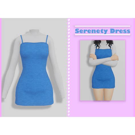 Download ♡ Serenety Dress ♡ Create A Sim The Sims 4 Curseforge
