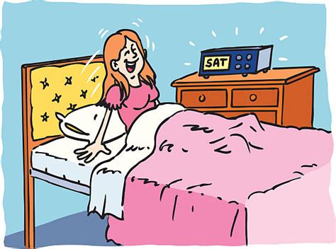 Drawing Of A Girl Waking Up Vetores E Ilustrações De Stock Istock