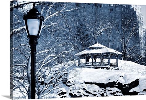 New York New York City Central Park Winter Scene Photo