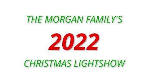 Dayv Morgan Christmas Lightshow 2022 Youtube