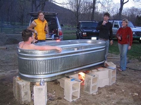 My Hot Tub On Pinterest Hot Tubs Rubbermaid Stock Tank And Tubs