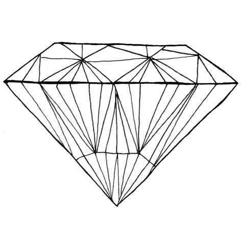 How To Draw Diamond Shape Coloring Pages How To Draw
