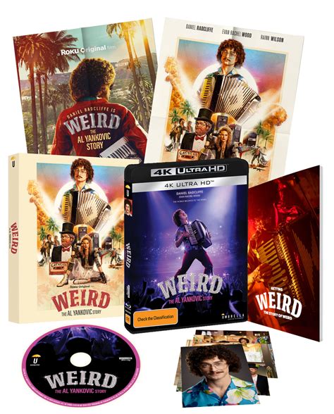 Weird The Al Yankovic Story Collectors Edition 4kblu Ray Book Ar