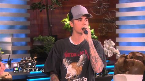Justin Bieber About Relationship With Selena Gomez Sorry Acoustic Performance With The Ellen