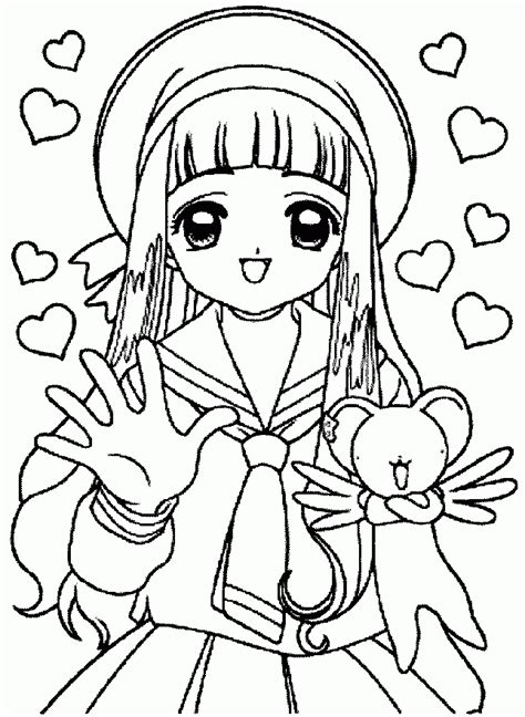 Desenho Da Sakura De Manga Para Colorir Cartoon Coloring Pages