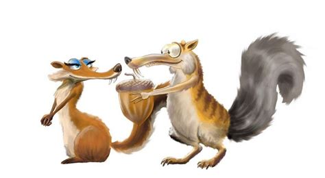 Scrat And Scratte By Masterss On Deviantart Ice Age Ice Age Funny Ice Age Movies