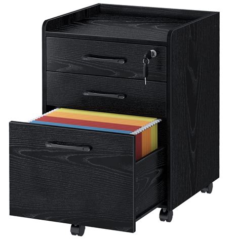Buy Rolanstar File Cabinet With 3 Drawer And 1 Lock Rolling Mobile