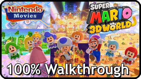 Super Mario 3d World Full Game 100 Multiplayer Walkthrough All