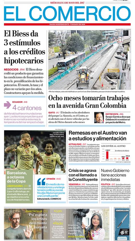 El Comercio Ecuador Miércoles 03 De Mayo De 2017 Infobae