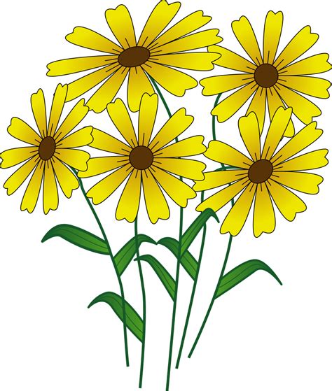OnlineLabels Clip Art - Flowers