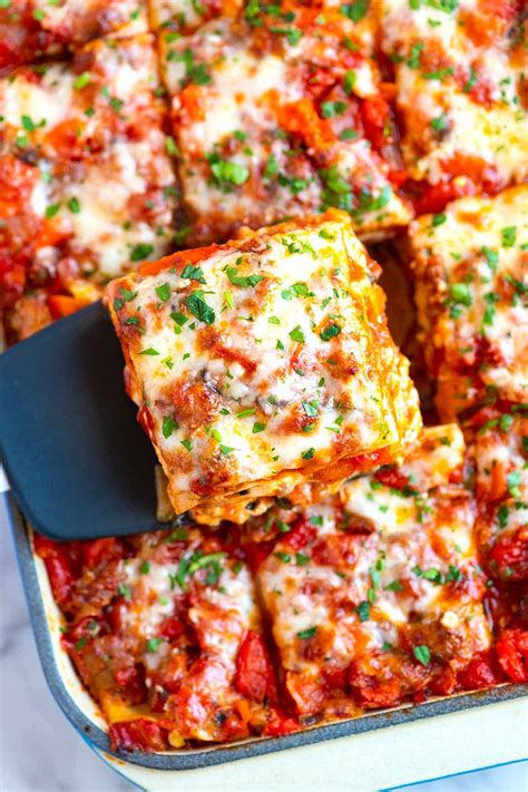 Easy Homemade Lasagna Recipe Aria Art