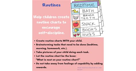 Routines Positive Discipline