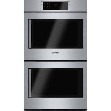 Bosch Benchmark Self Cleaning True Convection Double Electric Wall Oven