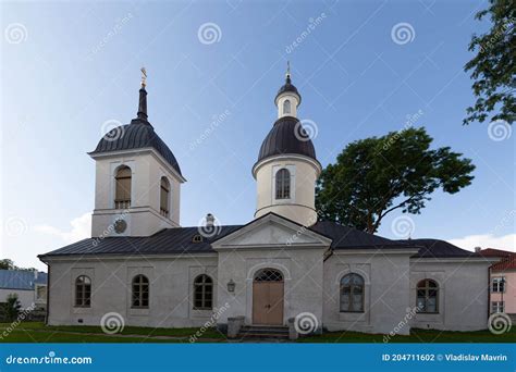 Rysk Ortodoxa Kyrkan Kuressaare Estonia Arkivfoto Bild Av Bygger